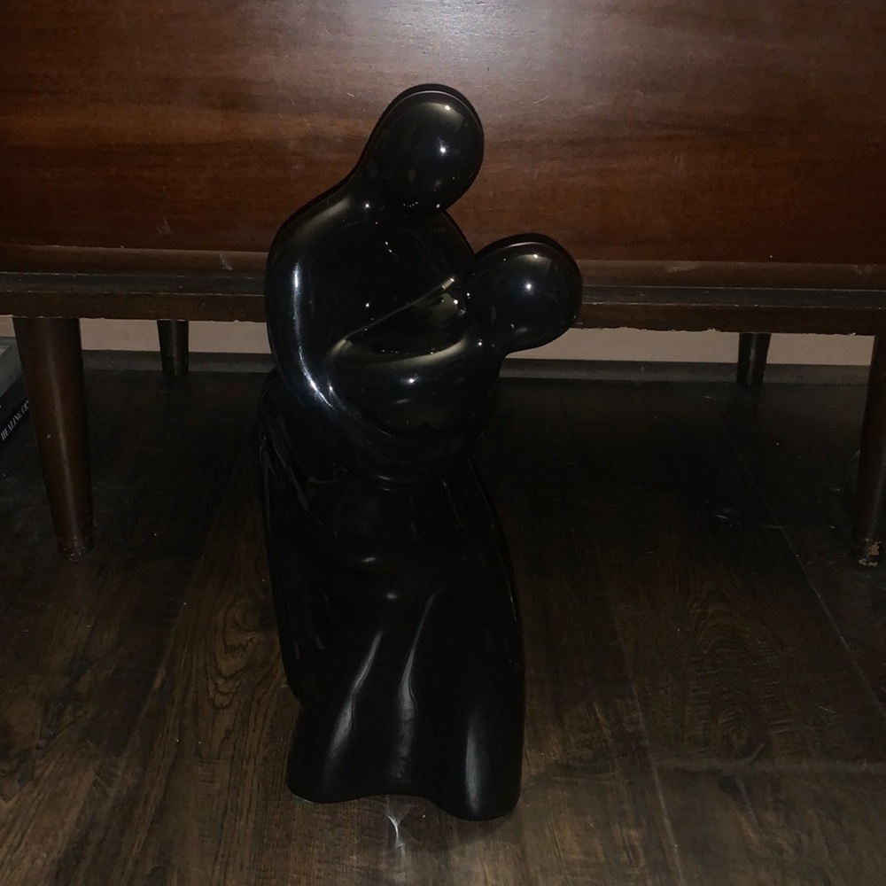 Lovers Black Sculpture